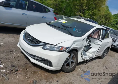2014 Honda Civic Lx z USA, uszkodzony, nr VIN 19XFB2F56EE205565